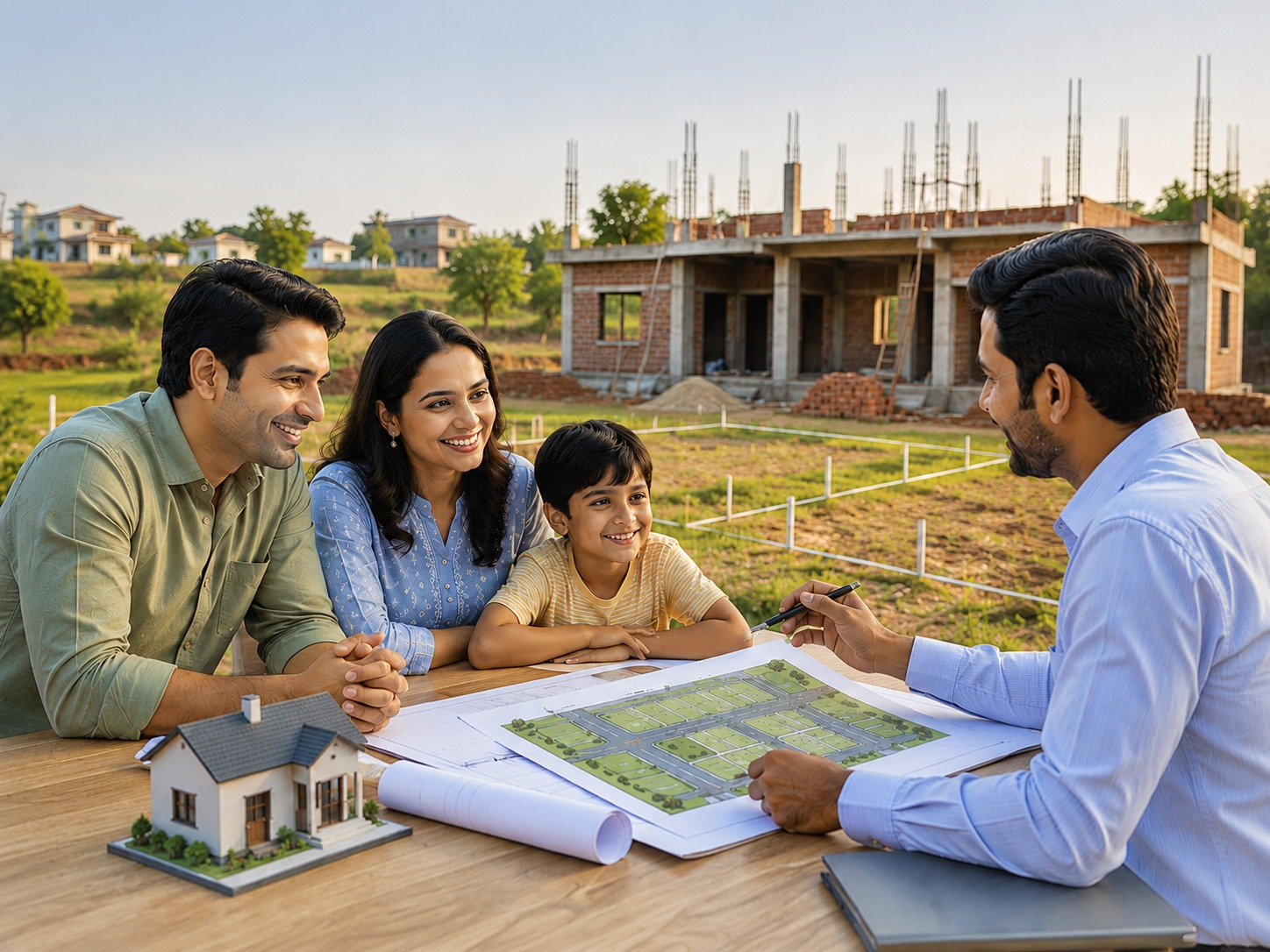 Plot purchase & construction loan